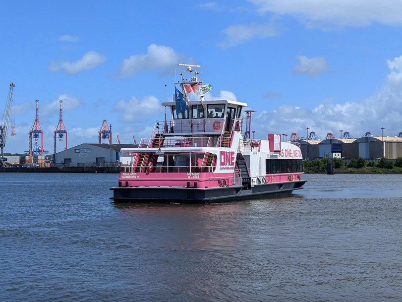 FIRST OF THREE HYBRID FERRIES FOR THE PORT OF HAMBURG TO OPERATE WITH EVSP TECHNOLOGY